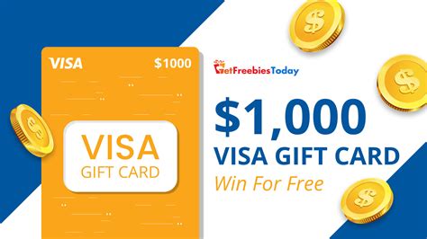 Free 1000 Dollar Visa Gift Card